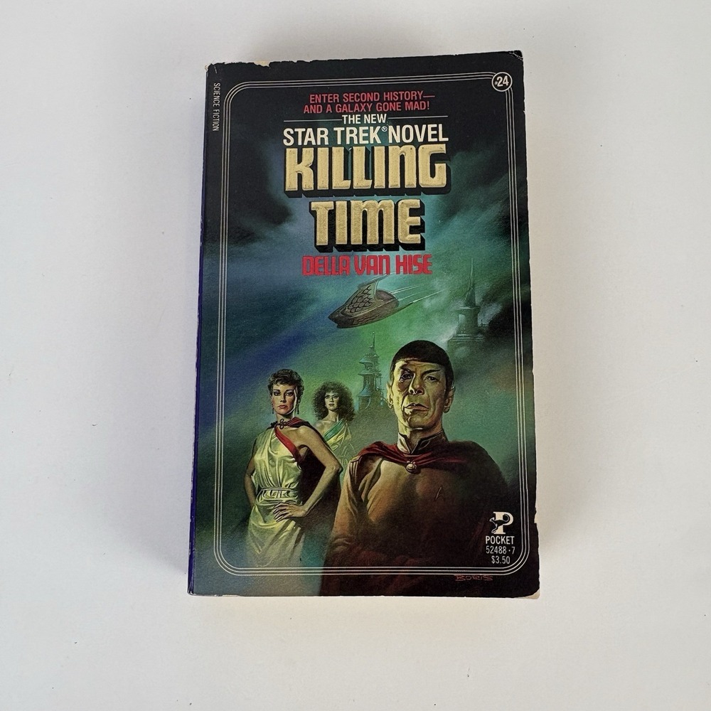 Star Trek #24: Killing Time by Della Van Hise 1985 PB Recalled 1ST PRINTING